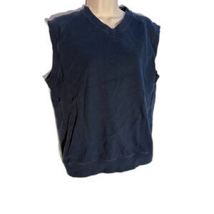 Men's NIKE Dark Blue Golf Sleeveless Pullover M